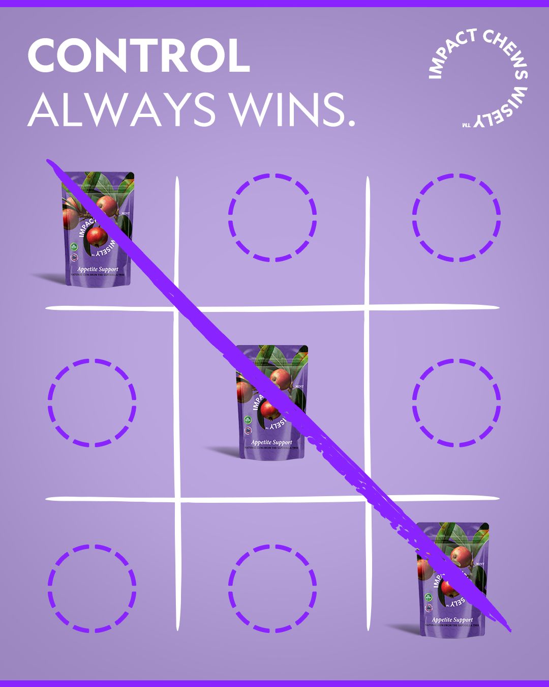 Game over, cravings. ✖️💜

When you stay in control of your cravings, the outcome is simple—you win.
Small, consistent choices make all the difference.
Make the move that works for you.
Shop now at the link in our bio. 

#CravingControl #HealthyHabits #WellnessWins #MindfulChoices #StayInControl