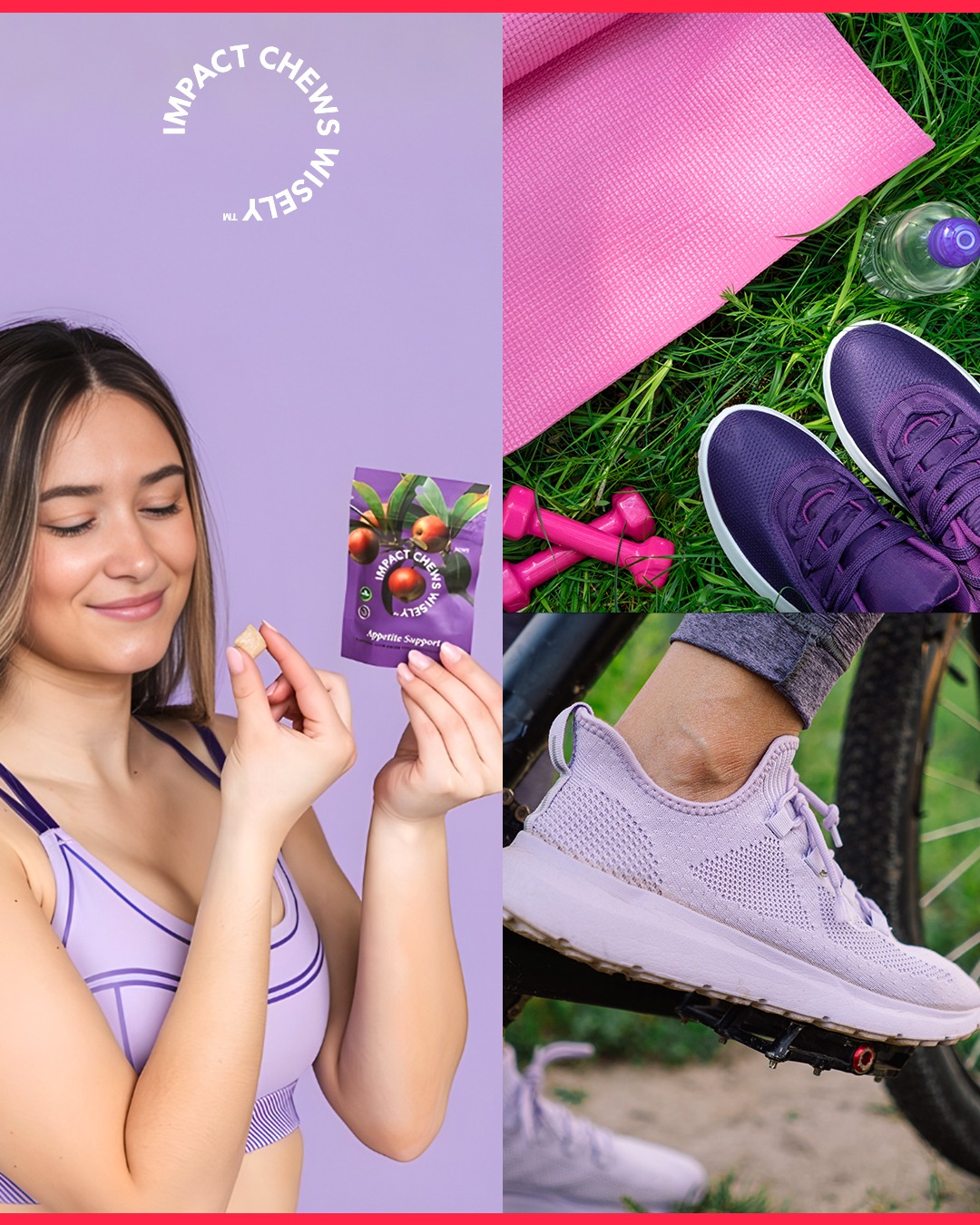 Fuel your routine the smarter way. 💜

Whether you’re moving, stretching, or getting outside, Impact Chews is your simple companion that helps you keep your wellness goals on track and stay in control of your cravings.

Because feeling your best should fit into every part of your day.
☑️ Start now on Amazon → Link in Bio.

#ActiveLifestyle #WellnessRoutine #HealthyHabits #FeelGood #MindfulLiving