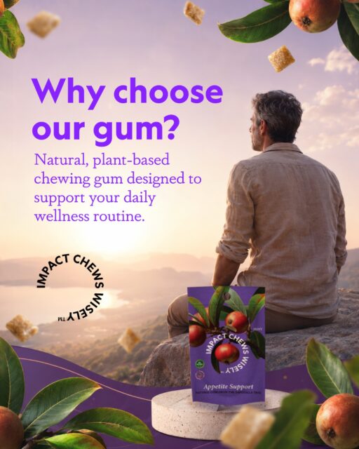 What you chew should feel just as intentional as the rest of your routine.

Impact Chews Wisely is a natural, plant-based chewing gum designed to support smarter everyday choices—in a simple, easy-to-carry pouch that fits right into your pocket or bag.

A more mindful chew for everyday life.
Access the link in bio.

#ImpactChewsWisely #PlantBasedGum #AppetiteSupport #MindfulEating #FunctionalGum #BetterChoices
