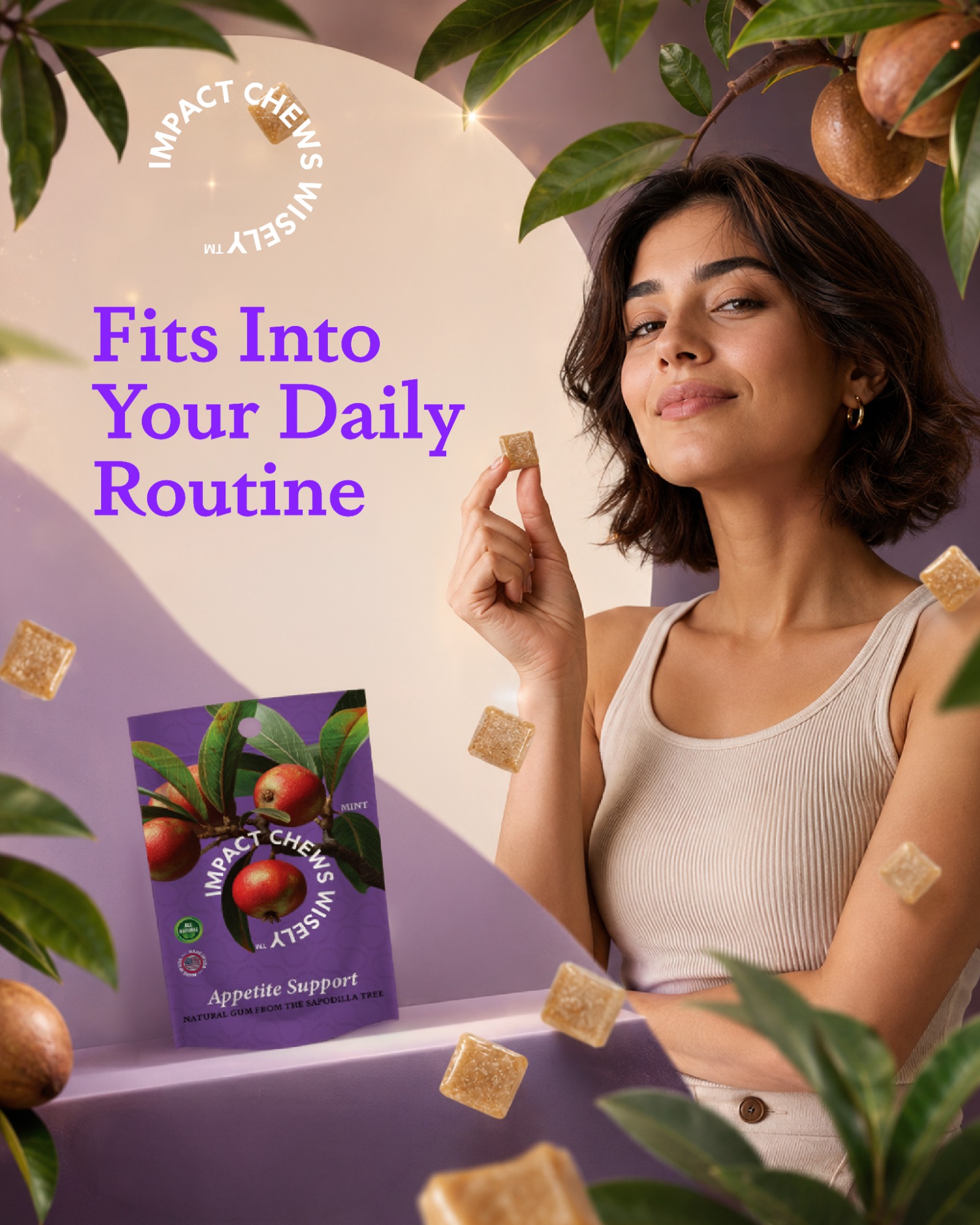 Your routine moves with you—and your wellness habits should too.

Impact Chews Wisely was made to fit real life with a simple chew designed to support appetite control, help curb cravings, and encourage more mindful choices throughout the day.

Easy to carry. Simple to use. Made for your lifestyle.
Access the link in bio.

#ImpactChewsWisely #AppetiteSupport #CravingControl #FunctionalGum #MindfulEating #WellnessRoutine