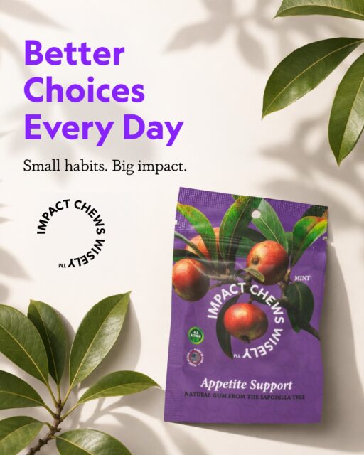 Better choices don’t have to start with big changes.

Sometimes, they start with one small habit you can actually keep.

Impact Chews Wisely is a simple, easy-to-carry gum designed to fit into your daily routine, support appetite control, help curb cravings, and encourage more mindful choices throughout the day.

Small habits. Big impact.
Access the link in bio.

#ImpactChewsWisely #AppetiteSupport #CravingControl #FunctionalGum #MindfulEating #BetterChoices